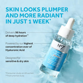 no7 dropper dispensing serum shows silky texture and fast-absorbing benefit