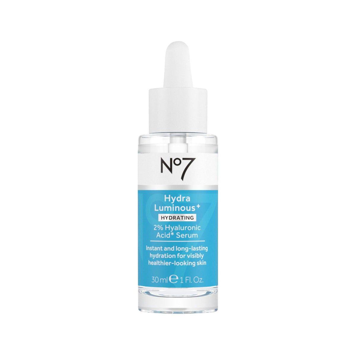no7 front packaging shows bottle and box for clear product identification and trust