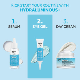 No7 label close-up showing key ingredients and Pollution Shield Technology