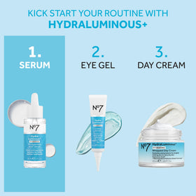 no7 serum on hand demonstrates lightweight feel and visible moisturizing benefit