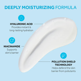 No7 gel texture close-up revealing lightweight formula for fast absorption benefit