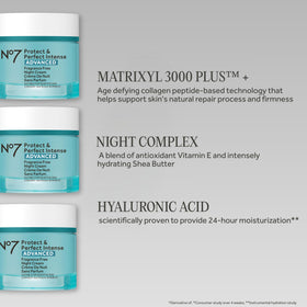 No7 ingredients shot highlighting shea butter and vitamin E benefits