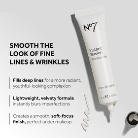 No7 pump and cap close-up highlighting precise application and neat dispensing
