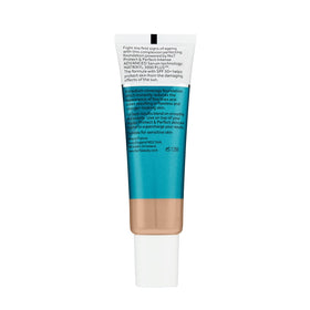 No7 foundation on vanity with brush showing daily routine ease benefit