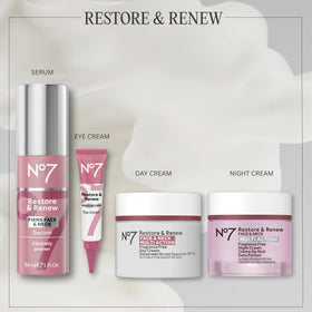 No7 on bathroom vanity styled to show daily routine convenience