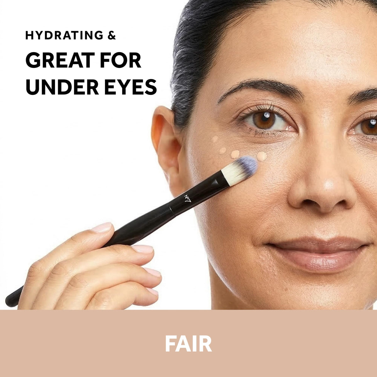 No7 concealer wand dispensing serum-like formula for smooth application