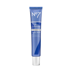 No7 front packaging showing bottle and box, communicates premium treatment