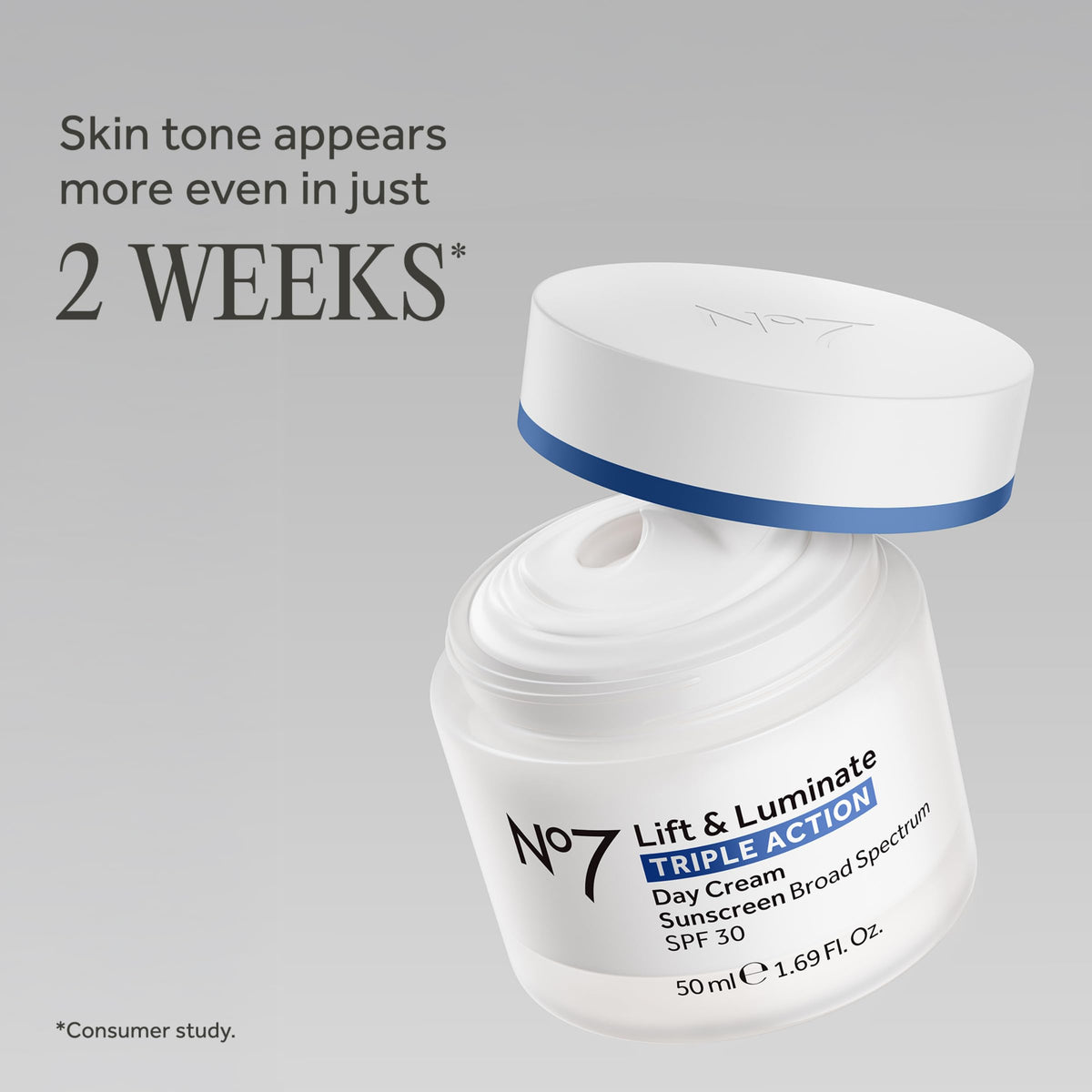 No7 cream close-up texture shot highlighting hydration and smooth finish