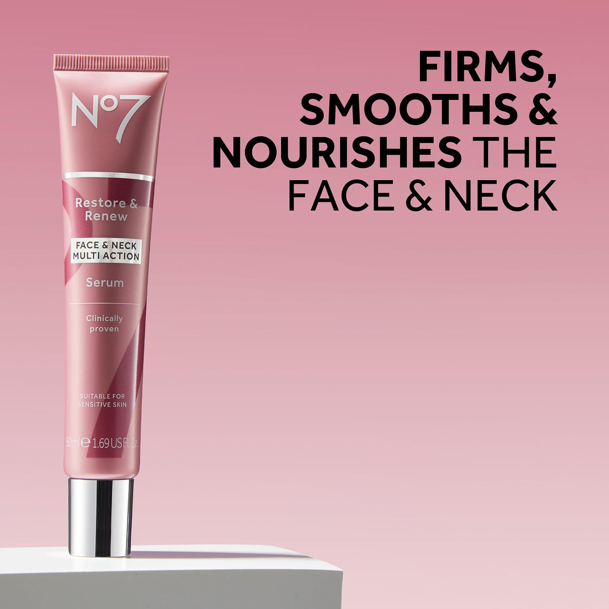 No7 night cream swatch showing quick absorption and visible hydration boost