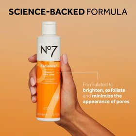No7 texture close-up showing lightweight liquid and clarity for easy absorption benefit