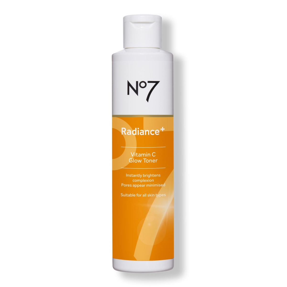 No7 front packaging bottle showing label and size for quick identification and confidence