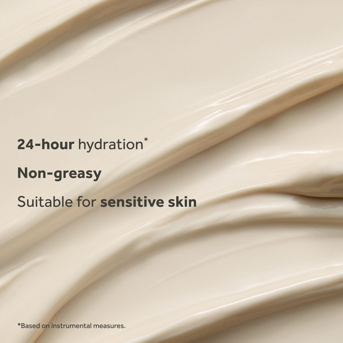 No7 applying cream to neck, demonstrates firming and smoothing benefit