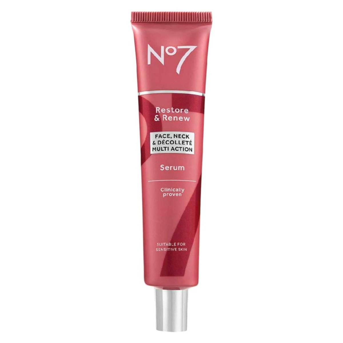 No7 front packaging showing product and brand for clear identification and trust