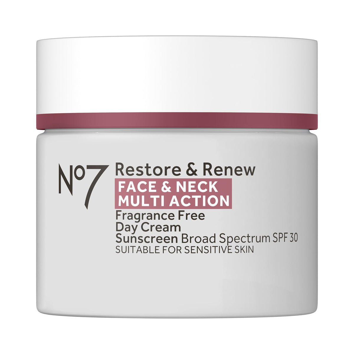 No7 front tube view showing packaging and easy application benefit