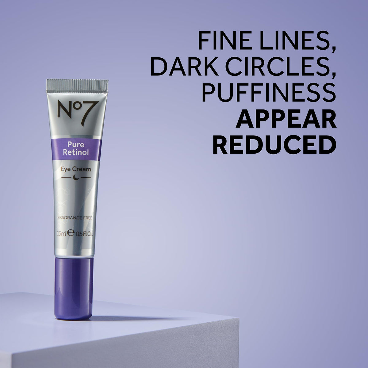 No7 tube dispensing cream illustrating controlled application and convenience