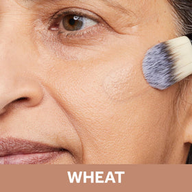 No7 serum-foundation texture close-up showing smooth blendable formula and hydrating finish