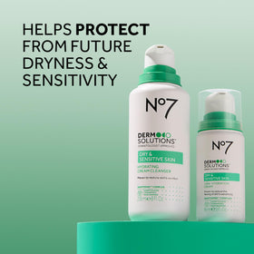 No7 bottle with ruler showing 8 fl oz scale and travel convenience