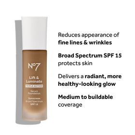 No7 foundation serum texture close-up highlighting smooth blendable formula benefit