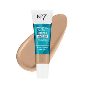 No7 front packaging Warm Beige showing bottle and label for a reliable base