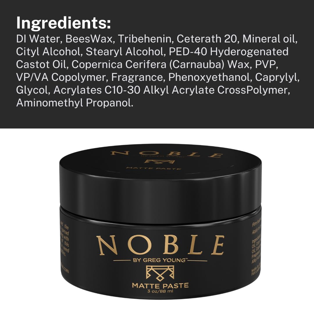 Noble By Greg Young in barber setting showing professional use and community support