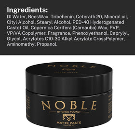 Noble By Greg Young in barber setting showing professional use and community support