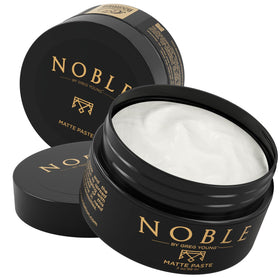 Noble By Greg Young front packaging showing compact 3 oz jar and matte branding benefit