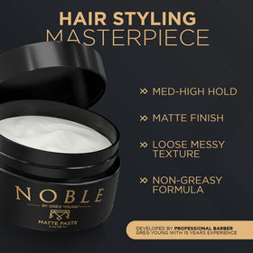 Noble By Greg Young open jar close-up showing paste texture for easy application