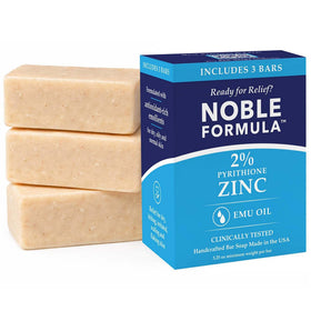 Noble Formula front packaging showing three bars and benefits