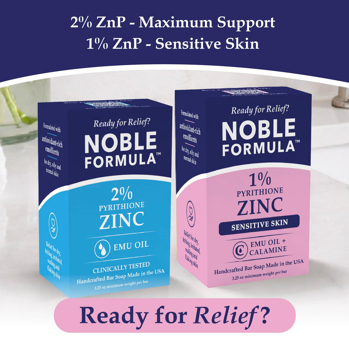 Noble Formula lather in hand demonstrating gentle cleansing