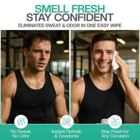 The Nobleman pouch held in hand to show compact size and on-the-go convenience