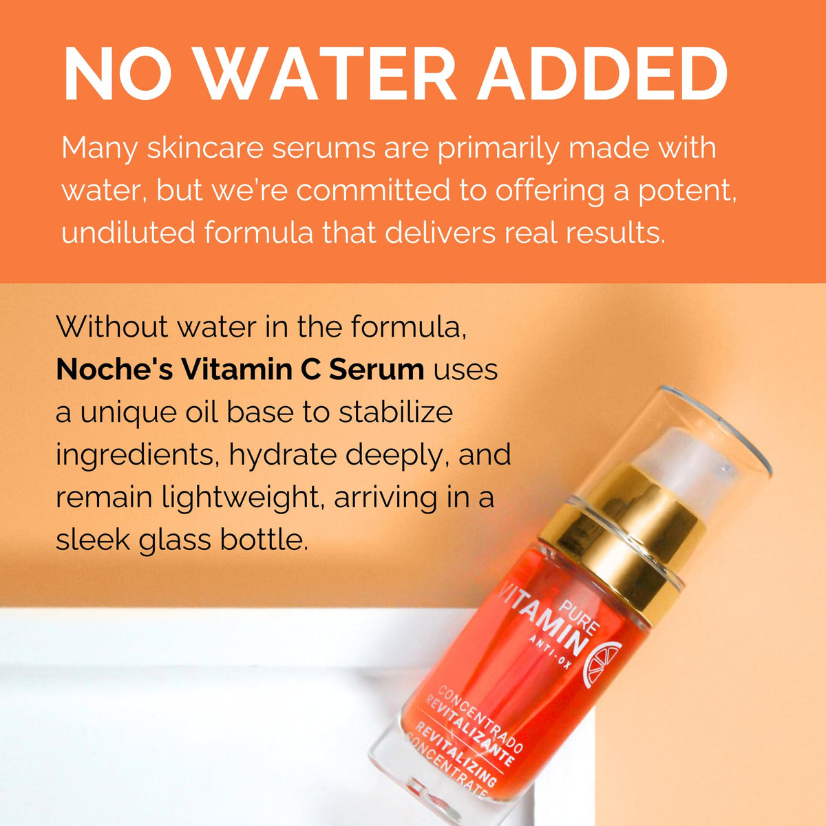 Noche Y Dia citrus and kiwi ingredients highlighting natural antioxidants