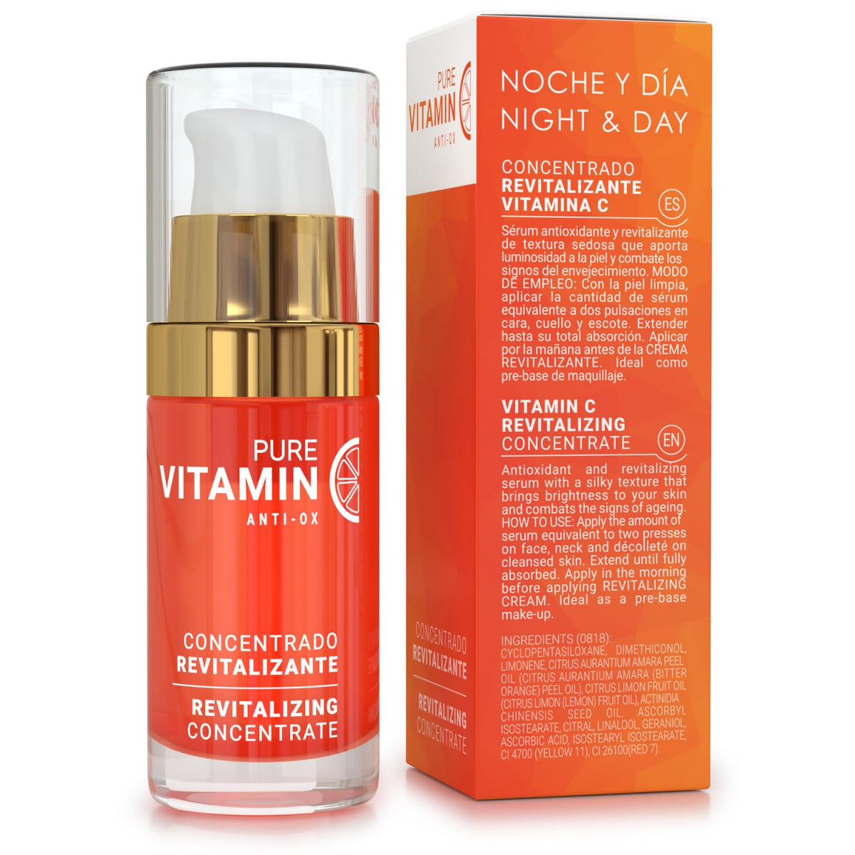 Noche Y Dia serum spread on hand demonstrating lightweight hydration