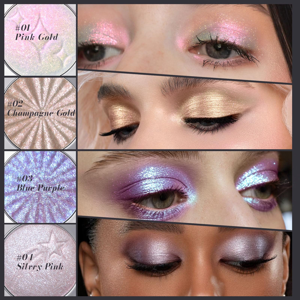 Noerrors close-up of mermaid pink shade showing shimmer and reflective shift