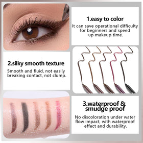 Noerrors creamy pencil texture swatch demonstrating smooth application and rich pigment