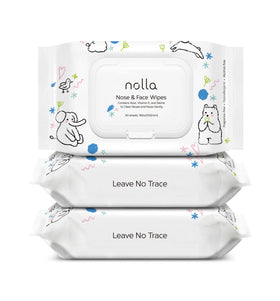 Nolla front packaging three packs with hygienic resealable lid benefit
