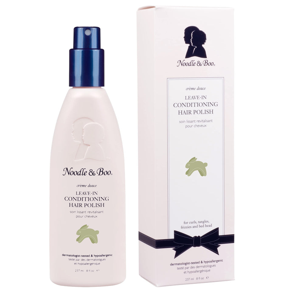 Noodle & Boo front bottle showing packaging and gentle conditioner benefits