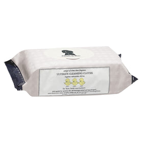 Noodle & Boo front packaging showing 72-count Crème Douce wipes, gentle cleansing