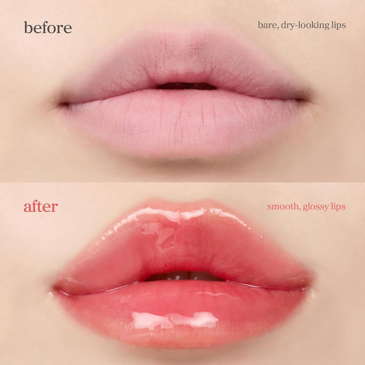 NOONI Appleberry shade swiped on lips for a hydrated glossy tint
