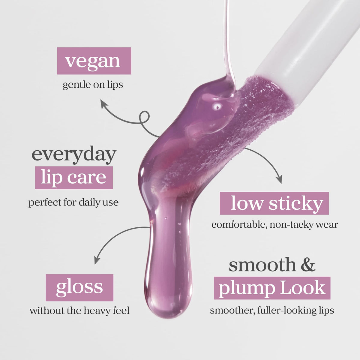 NOONI lip oil wear test under water showing durable gloss and water-resistant finish