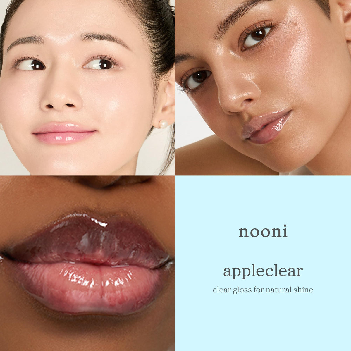 NOONI texture drop highlighting silky oil and instant hydration benefit