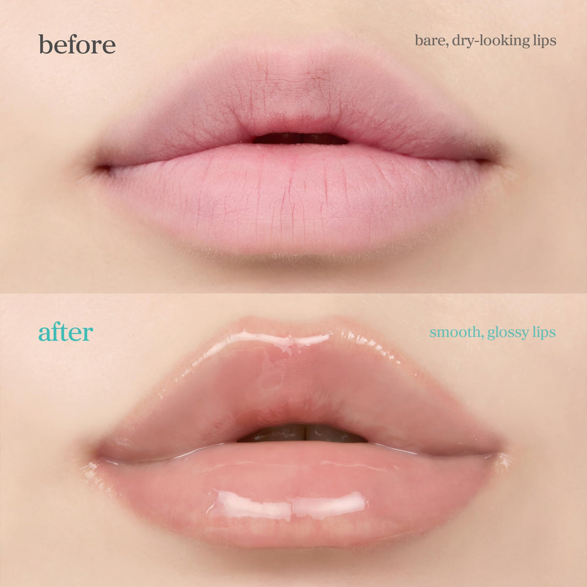 NOONI Applemint applied to model lips for subtle tint and natural-looking plump