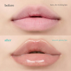 NOONI Applemint applied to model lips for subtle tint and natural-looking plump