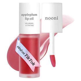 NOONI Appleplum front view showing compact tube and glossy finish benefit