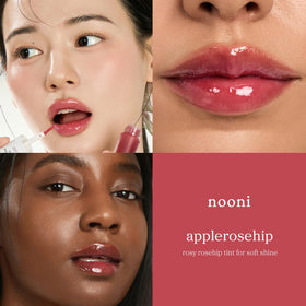NOONI texture close-up highlighting glossy, non-sticky finish