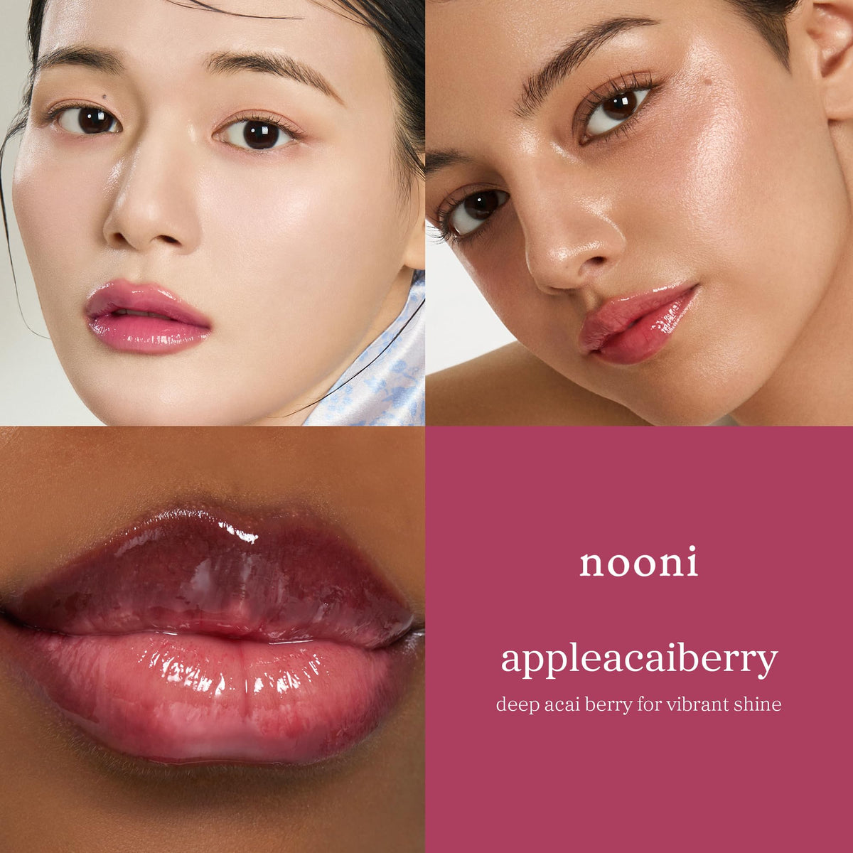 NOONI texture swirl highlighting silky oil consistency for long-lasting hydration