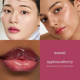 NOONI texture swirl highlighting silky oil consistency for long-lasting hydration