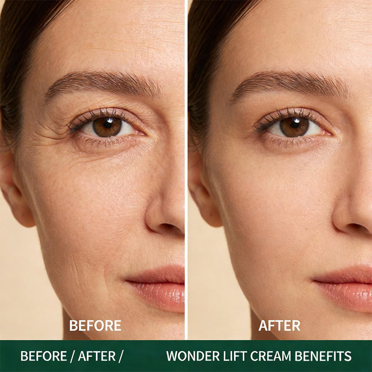 NOOR CREAM applied on hand demonstrating lightweight spreadability and fast absorption
