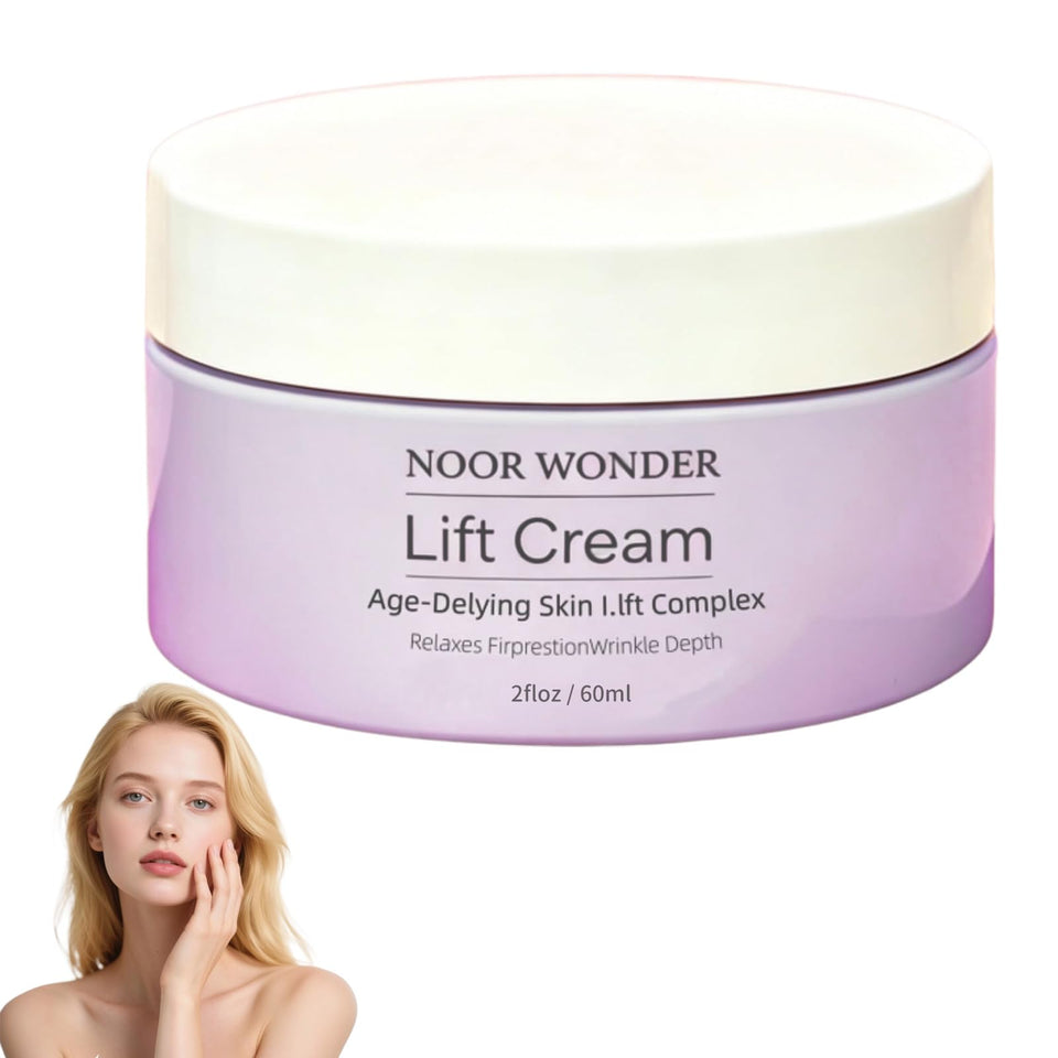 NOOR CREAM front packaging showing product and branding for immediate lifting
