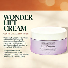 NOOR CREAM open jar showing creamy texture that absorbs quickly for hydration