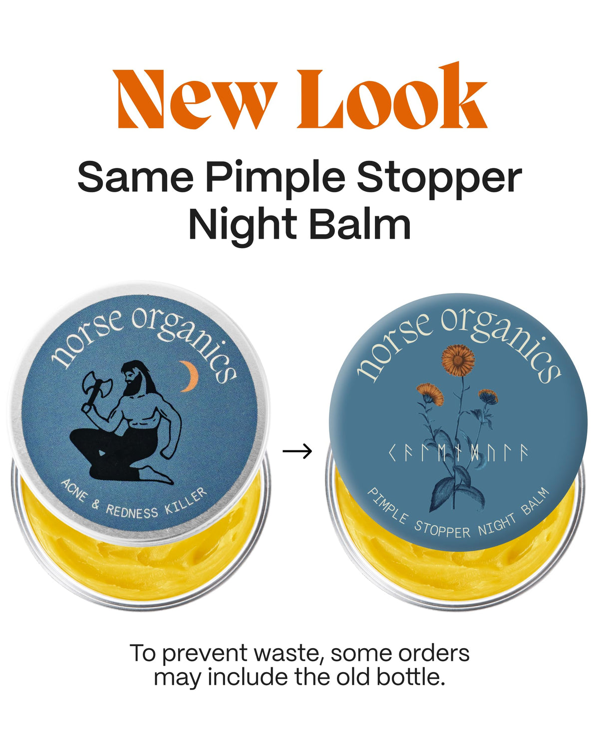 Norse Organics balm texture close-up melting for easy spot application benefits